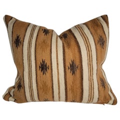 Earl;y Navajo Navajo Indian Weaving Pillow