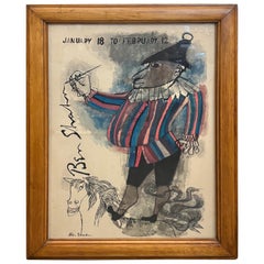 Affiche d'exposition de Ben Shahn