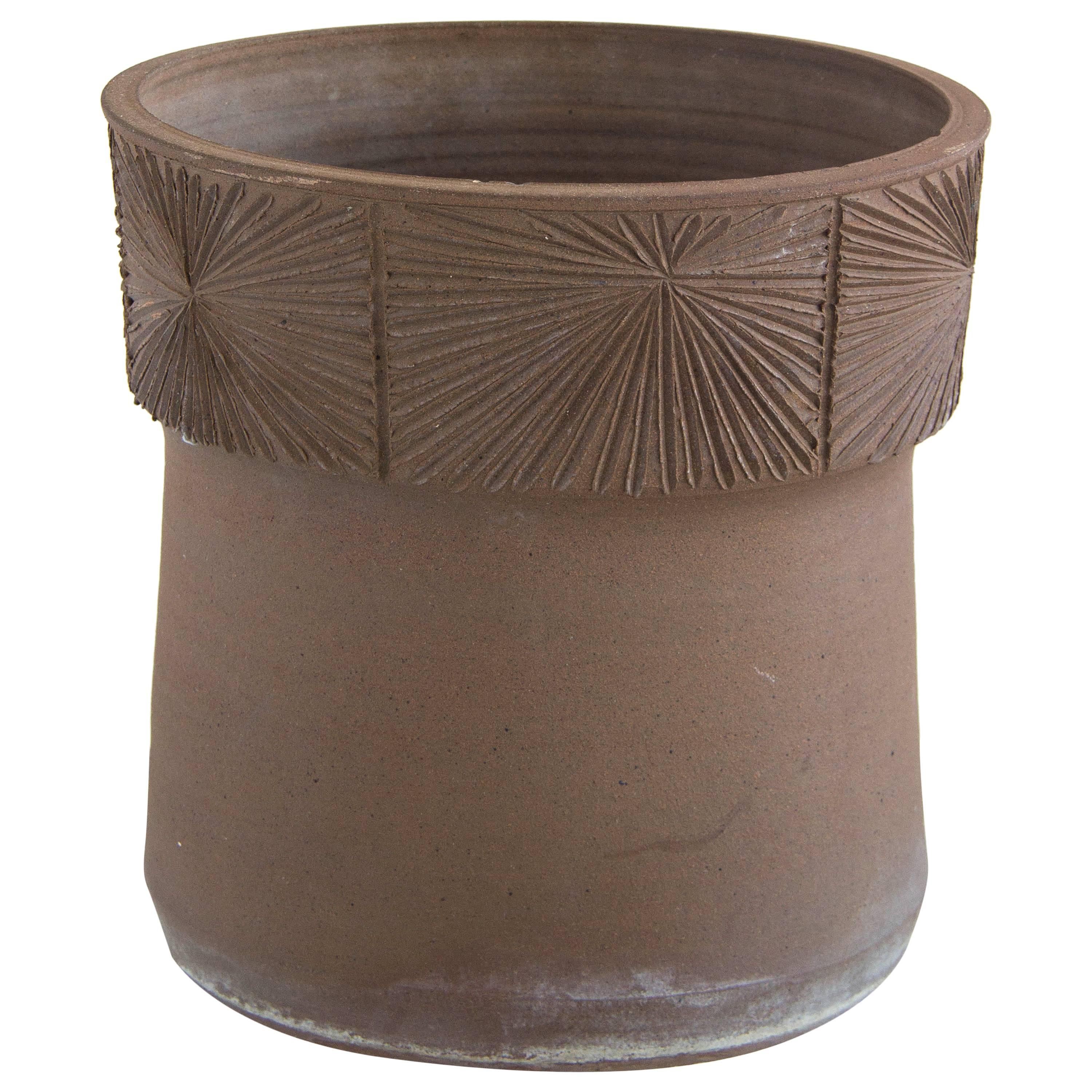 Large Stoneware Planter by David Cressey