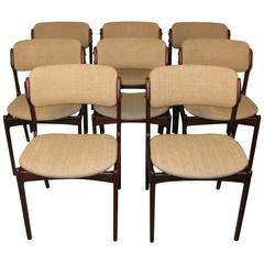 Set of Eight 1960s Danish Rosewood Dining Chairs