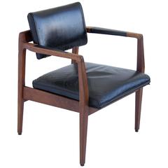 Jens Risom Leather Armchair 5