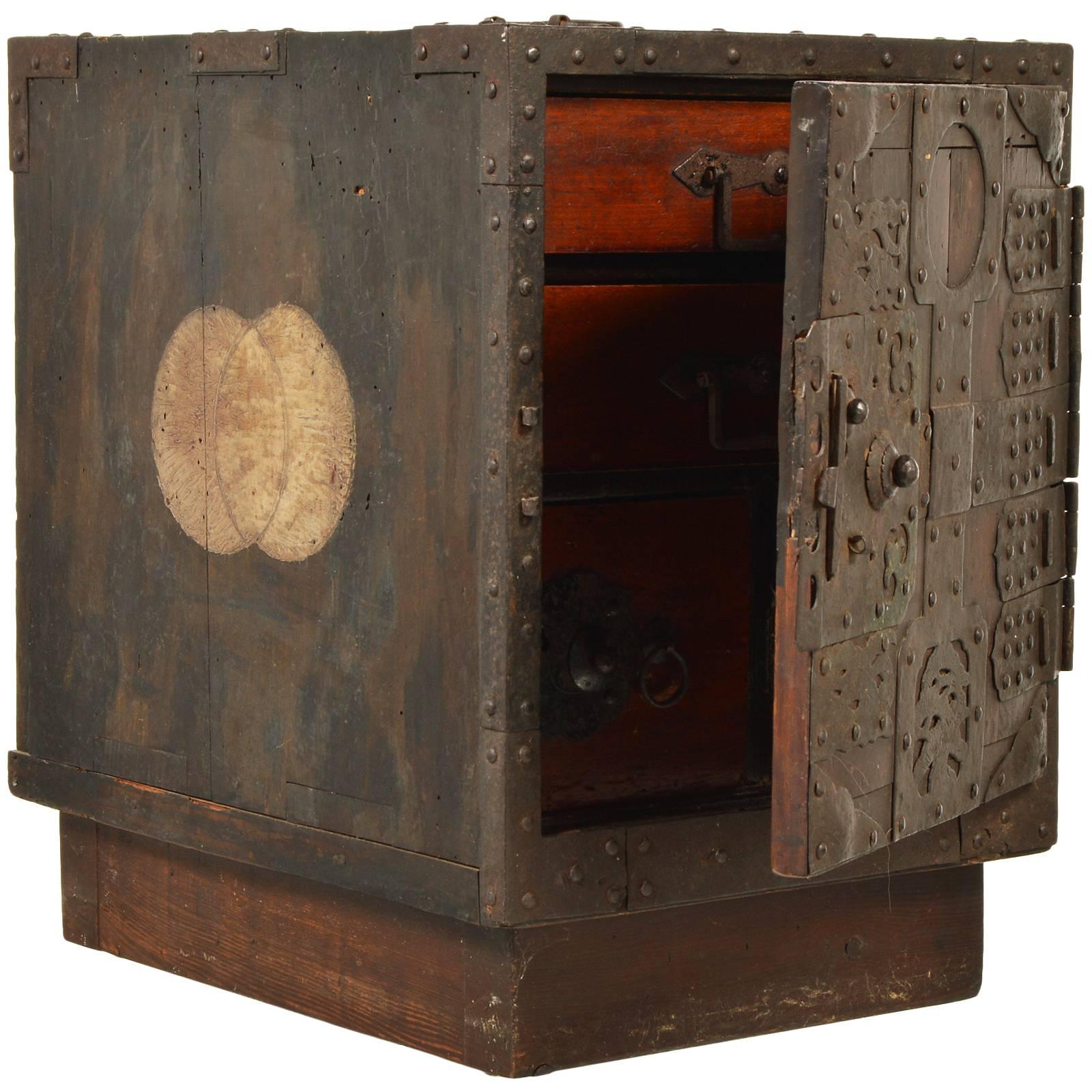 Japanese Money Chest / Cabinet or Funa Dansu Edo Period
