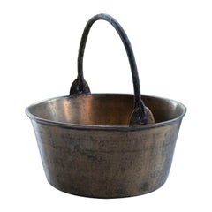 Small Antique Brass Jam Pan. English 19th Century