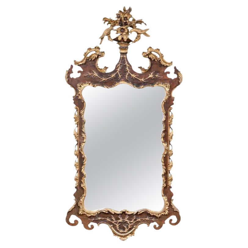 Magnificent George III Style Carved And Gilt Pier Mirror