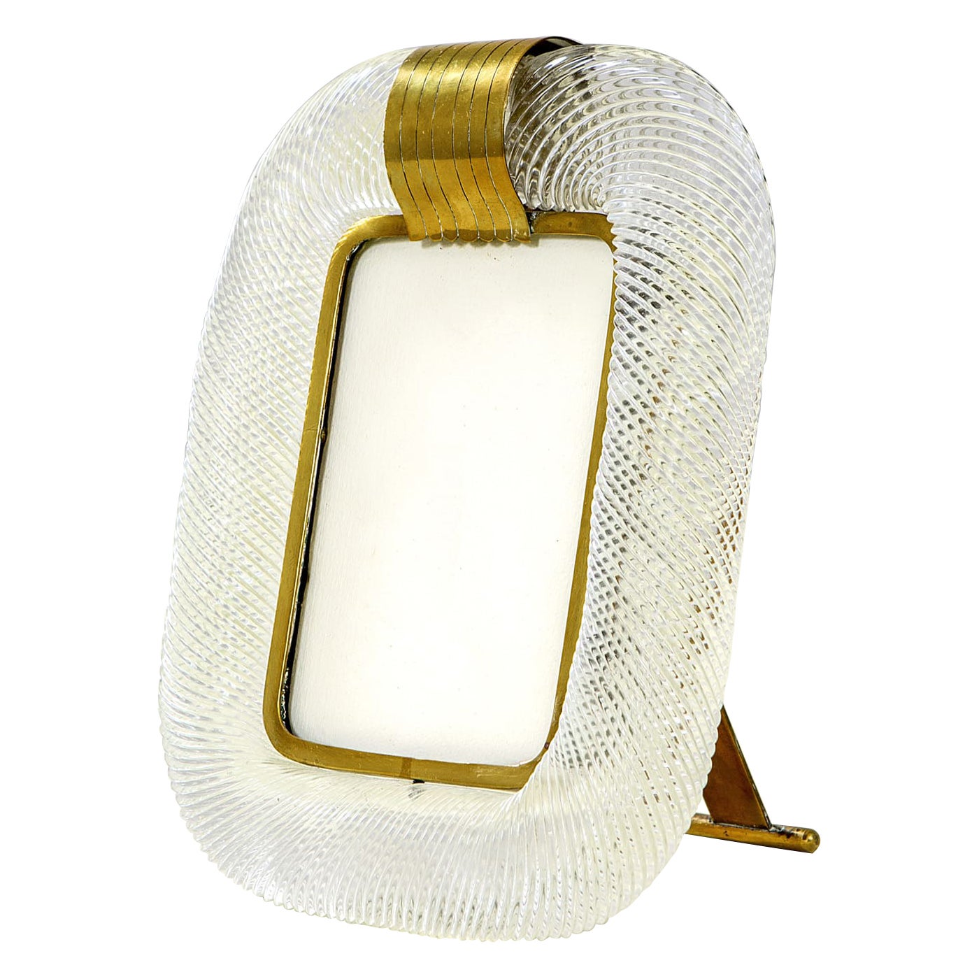 Barovier & Toso Bilderrahmen Torchon aus Murano-Glas aus dem 20. im Angebot