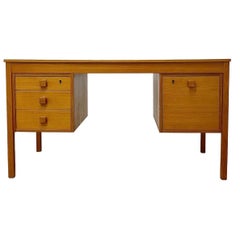 Danish Modern Teak Desk Made by Domino Mobler