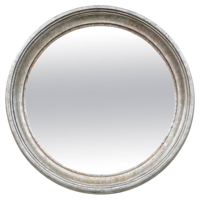 Global Views Large Decorative Substantial Circular Wall Mirror