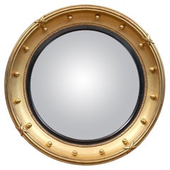 Mirror Decorative Gilt Bull'seye Mirror With  Miroir convexe