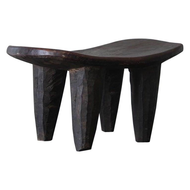 Côte D'ivoire Senufo Wood Milk Stool