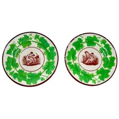 Assiettes anglaises de style néoclassique