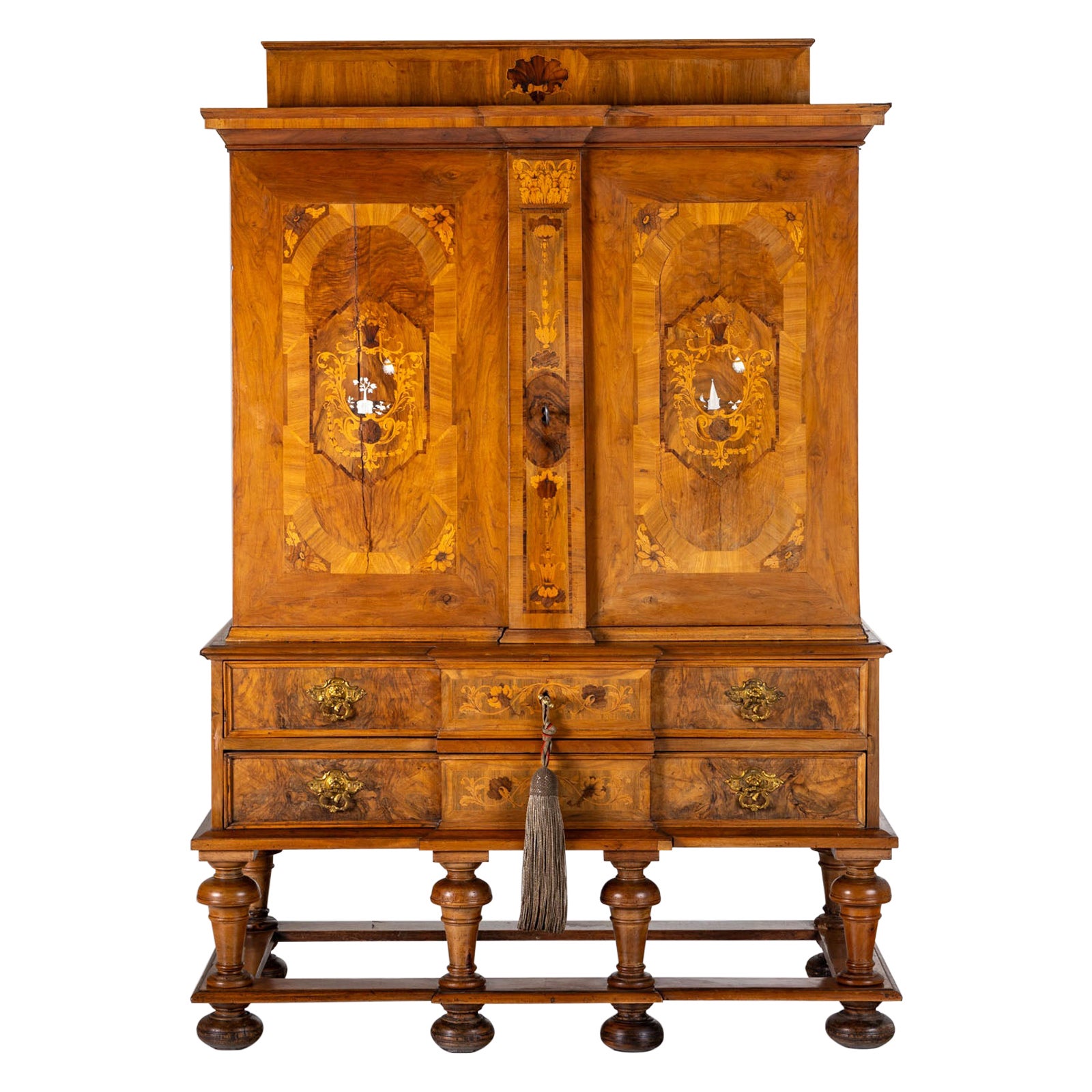 Baroque Cabinet, Brunswick, Germany, 18th Century