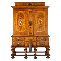 Antique Baroque Cabinet, Brunswick, Germany, 18th Century