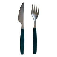 Henning Koppel for Georg Jensen Strata Lunch Cutlery