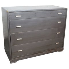 Commode industrielle Art Déco vintage par Simmons Furniture