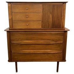 Coffre de gentleman vintage du milieu du siècle dernier par United Furniture