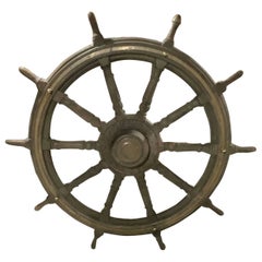 Schiffsrad aus dem neunzehnten Jahrhundert