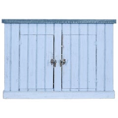 Rustic 19th century pine washstand