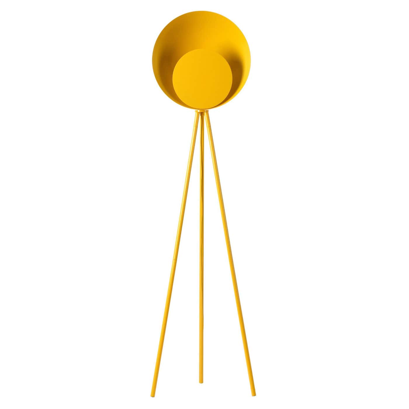Houseof Yellow Metal Diffuser Floor Lamp For Sale at 1stDibs