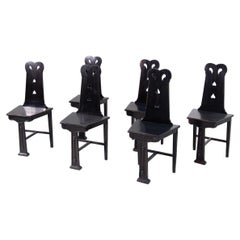 Rare Vintage Chairs Attributed to Basile-Ducrot