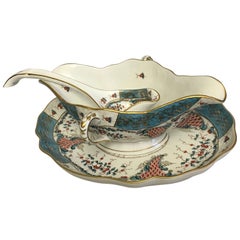 Herend Cornucopia 'TCA' Sauce Boat and Sauce Spoon #1520