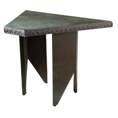 Frank Lloyd Wright Custom Copper Table with Original Verdigris Patina 1956