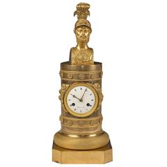 Empire Gilt Bronze Clock Mantel, circa 1800