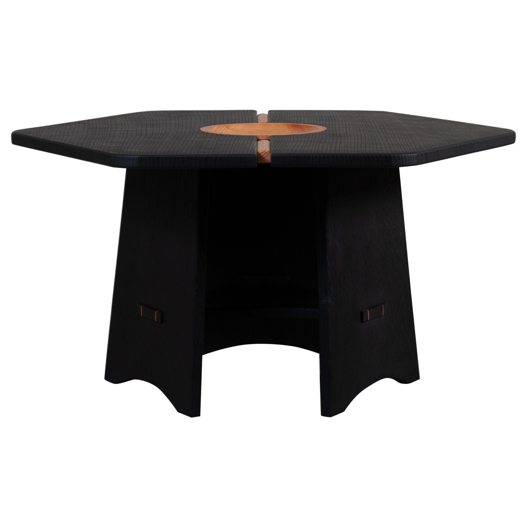 Handcrafted Eiche & Eibe Tisch