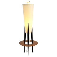 Rispal, tripod floor lamp n* 14496, France 1960