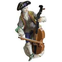 Meissen Figurine of Man with Violin