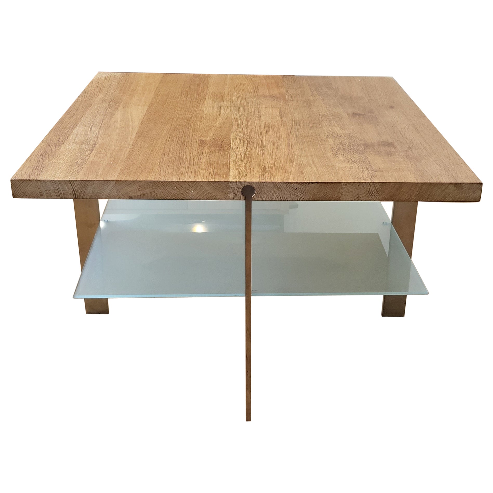 Table basse carré en chêne massif Aksel Kjersgaard Naver collection Danemark