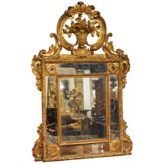 Antique Giltwood Mirror from Provence, France, Circa 1850