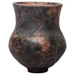 Handcrafted Wood-Ash Fired Clay Vase