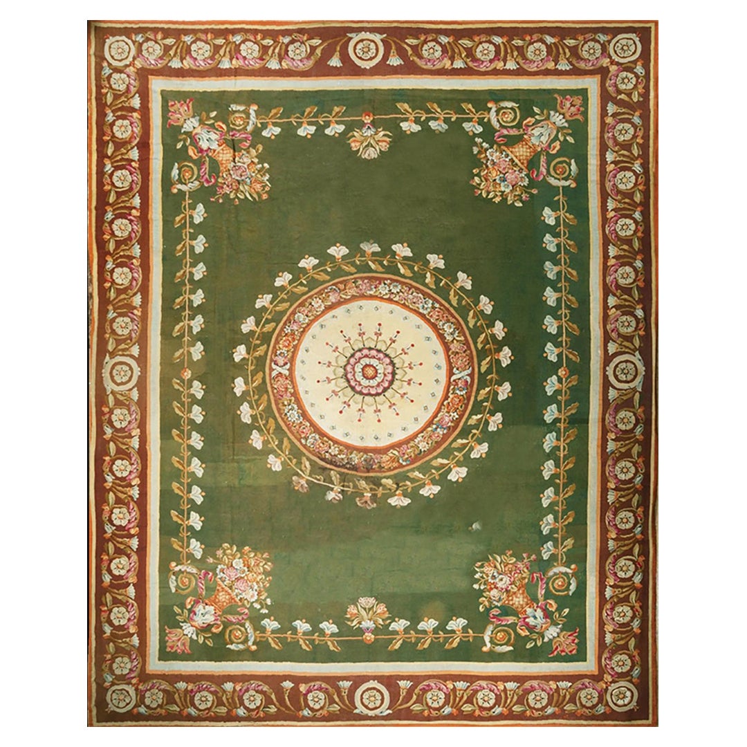 Early 19th Century French Empire Period Aubusson Carpet For Sale