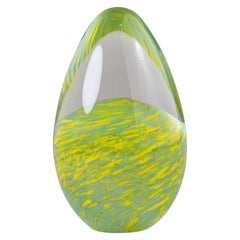 Pisapapeles Op Art de Vitrix Hot Glass Studio, Nueva York Art Glass