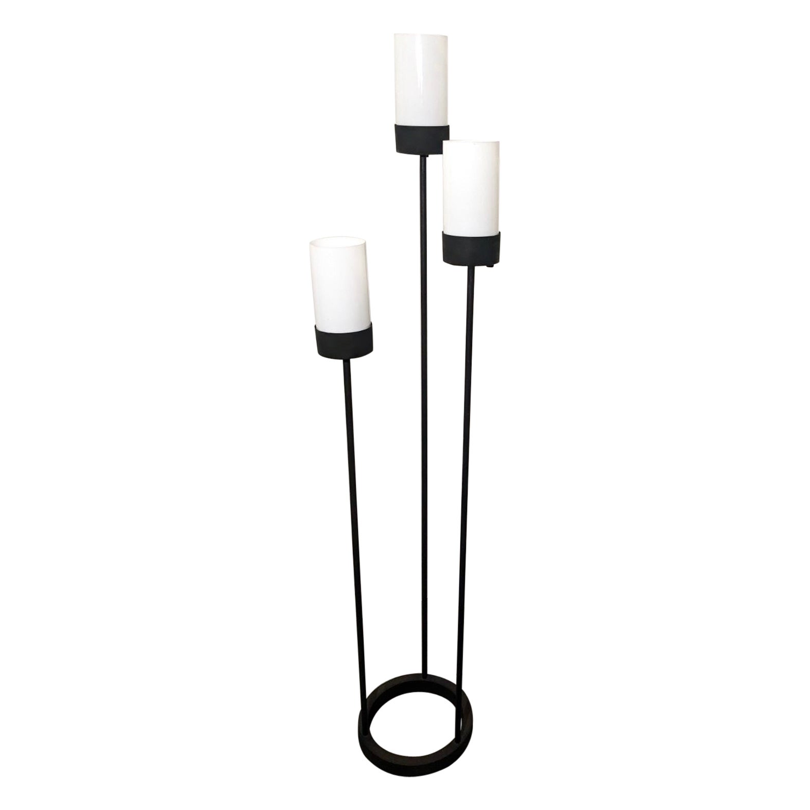 Lámpara de pie de 3 luces de Robert Bulmore, EE.UU. Años 50 en venta