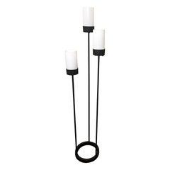 3-Light Floor Lamp by Robert Bulmore, USA 1950s