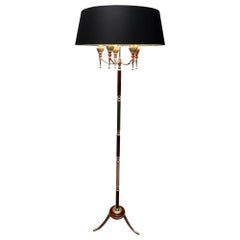 Brass Floor Lamp in the style of Maison Jansen