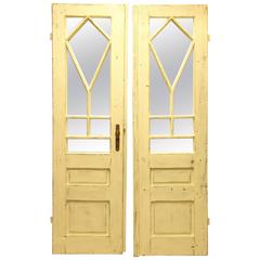 Pair of Extremely Elegant 19th Century French Exterior Quality Doors