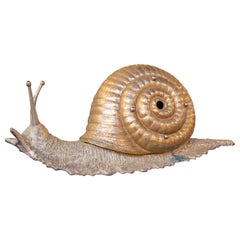 1970s Bronze Snail Table Sculpture