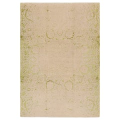 Alfombra Modern Classics de Rug & Kilim en beige y verde con motivos abstractos