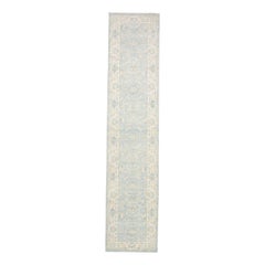 Oushak Rug Oriental Hand Knotted Turkish Oushak 2'11" x 13'9" #2947