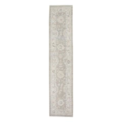 Oushak Rug Oriental Hand Knotted Turkish Oushak 2'8" x 12'7" #2809