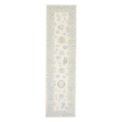 Oushak Rug Oriental Hand Knotted Turkish Oushak 2'11" x 10'10" #2983