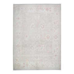 Oushak Rug Oriental Hand Knotted Turkish Oushak 10'1"x 14'1" #2722