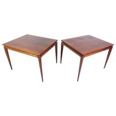 Pair Stunning Midcentury Rosewood Lamp Tables by Erwin Lambeth