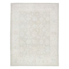 Oushak Rug Oriental Hand Knotted Turkish Oushak 7'11" x 10'4" #3025