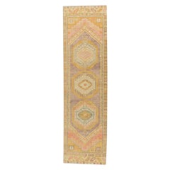 Oushak Rug Oriental Hand Knotted Turkish Oushak 2'11" x 10'8" #736