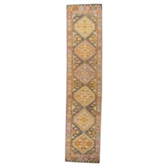 Oushak Rug Oriental Hand Knotted Turkish Oushak 3'1" x 13'9" #723