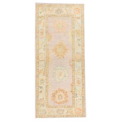 Oushak Rug Oriental Hand Knotted Turkish Oushak 2'10" x 6'5" #910