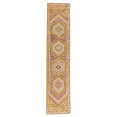 Oushak Rug Oriental Hand Knotted Turkish Oushak 2'10" x 13'6" #663